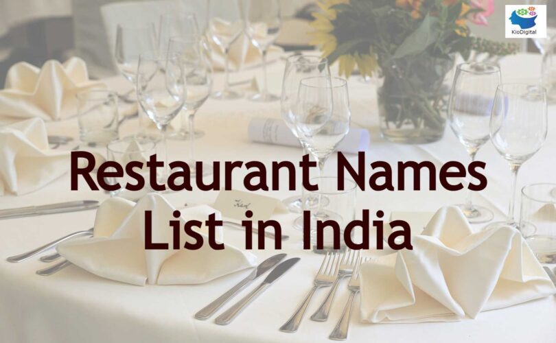 List Of The Best Name Ideas For Indian Restaurants 2023 